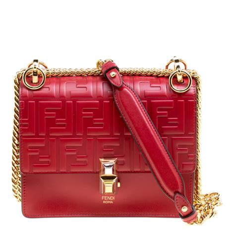 fendi popular bag|Fendi embossed leather shoulder bag.